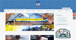 Desktop Screenshot of idilaser.com